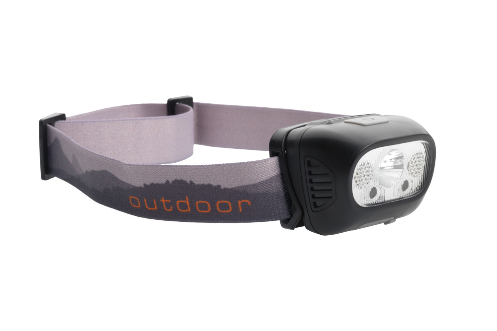 Logo trade promotional merchandise picture of: Head lamp HERLEN Schwarzwolf
