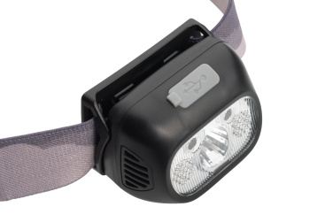 Logo trade promotional giveaway photo of: Head lamp HERLEN Schwarzwolf