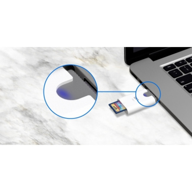 Logotrade promotional giveaway picture of: MicroSD and SD card reader Silicon Power Combo 3.1