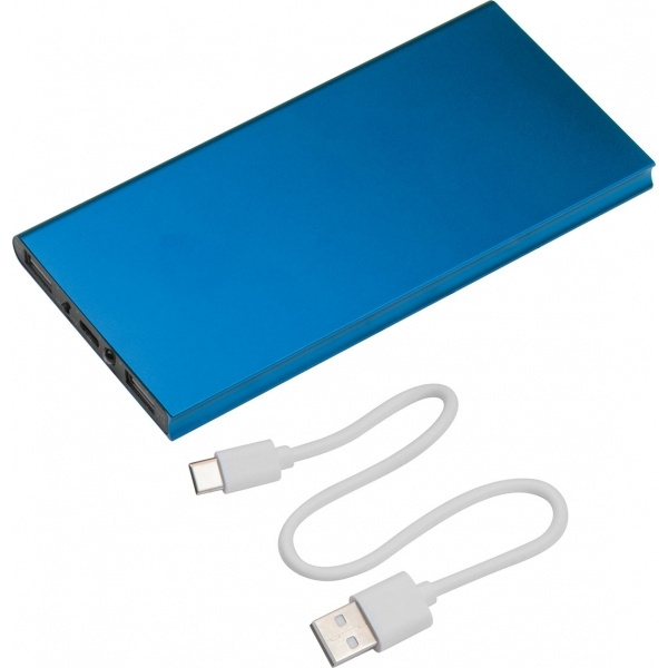 Logo trade promotional merchandise photo of: Power bank 8 000 mAh WOLFSBERG
