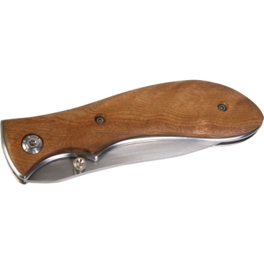 Logotrade corporate gift image of: Pocket knife JUNGLE Schwarzwolf