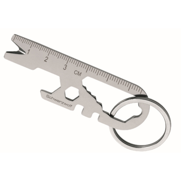 Logotrade advertising product picture of: Multifunctional keychain ATACAMA Schwarzwolf