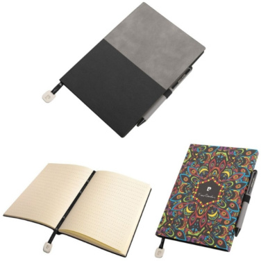 Logotrade promotional product picture of: Notepad A5 & ballpoint pen REPORTER Pierre Cardin
