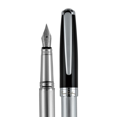 Logo trade promotional items image of: Writing set fountain pen & roller CHRISTOPHE Pierre Cardin