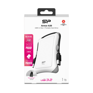 Logo trade corporate gifts picture of: Hard Disc Silicon Power Armor A30 2TB