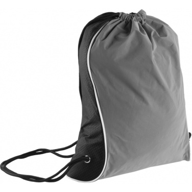 Logo trade advertising products picture of: Drawstring bag DENISON Schwarzwolf