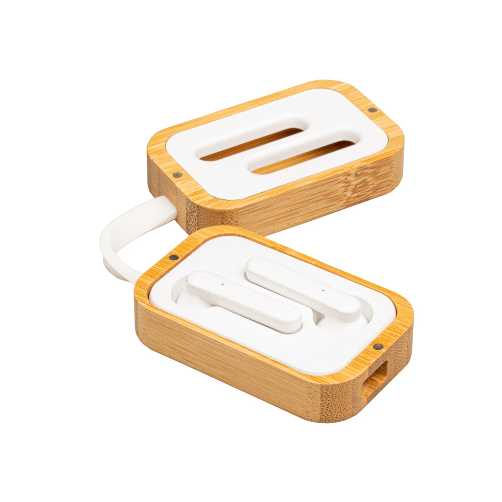 Logo trade promotional gift photo of: Bluetooth earbuds BARCELONA