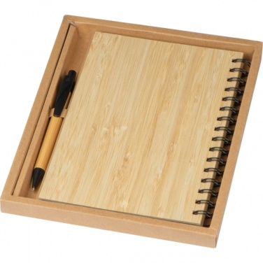 Logo trade promotional items picture of: A5 notebook PISA