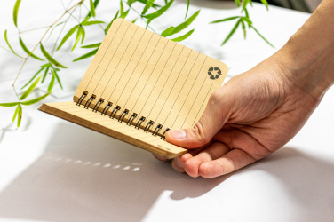 Logo trade promotional giveaways picture of: A6 notebook PHOENIX