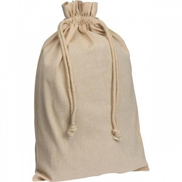 Logo trade promotional merchandise image of: Recycled cotton bag PARKSVILLE