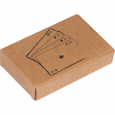 Logo trade promotional giveaways image of: Playing cards NEW CASTLE