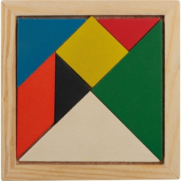 Logo trade promotional merchandise photo of: Wooden puzzle PORTO