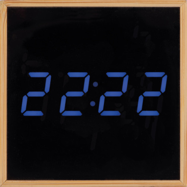 Logo trade corporate gifts image of: Desk clock CHARLESTON