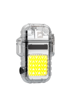 Logotrade promotional giveaway picture of: Electrical lighter CALBUCO Schwarzwolf