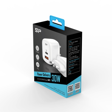 Logo trade promotional products picture of: SILICON POWER fast charger QM25