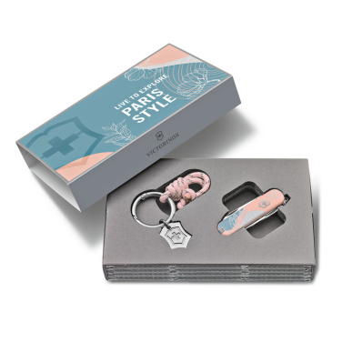 Logo trade business gift photo of: Victorinox pocket knife Classic SD, 58 mm, Celidor, Paris Style
