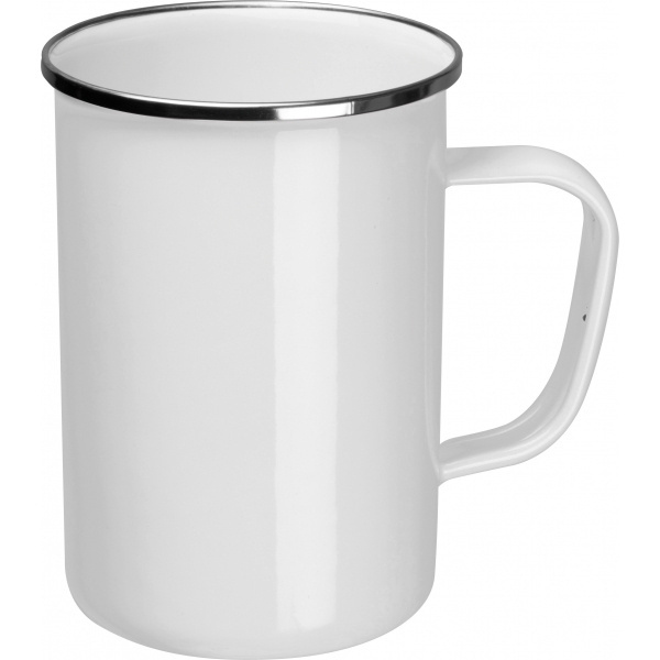 Logotrade promotional gift image of: Enamel cup Adelaine