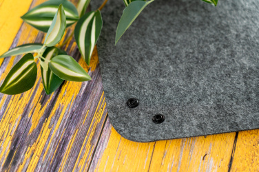 Logo trade promotional gifts image of: Felt key trey EDMONTON