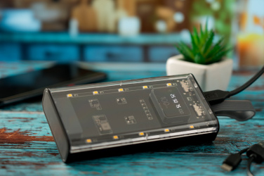 Logo trade corporate gifts picture of: Power bank 10 000 mAh DARWIN