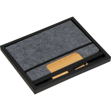 Logo trade promotional giveaway photo of: Notebook set Walsall