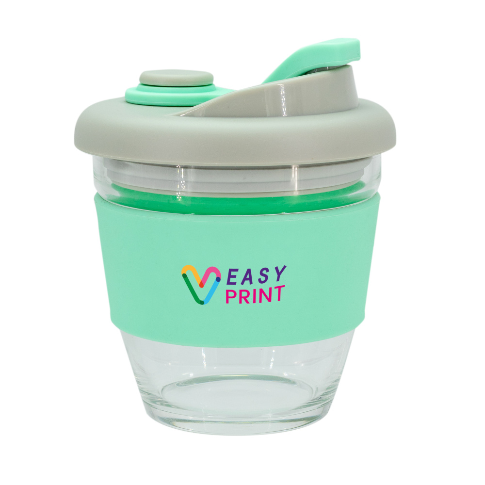 Logo trade promotional gifts picture of: Glass coffee cup 227 ml