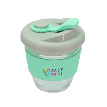 Logo trade promotional merchandise picture of: Glass coffee cup 227 ml