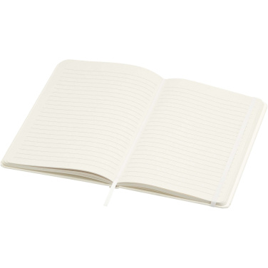 Logotrade business gift image of: Bass A5 recycled hard cover notebook with lined pages