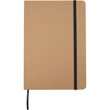 Logotrade business gift image of: Holm A5 stone paper hard cover notebook with lined pages