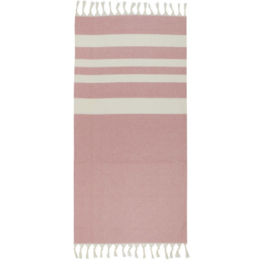 Logo trade business gifts image of: Anders hammam towel 147 x 75.5 cm