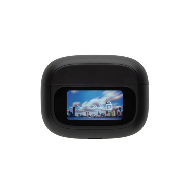 Logotrade promotional gift picture of: Airtune RCS recycled plastic ANC earbuds with touch screen