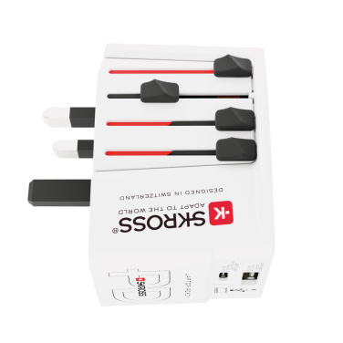 Logo trade corporate gifts picture of: SKROSS World Travel Adapter MUV 65W PD with USB C Cable