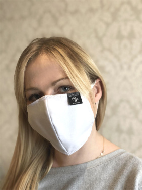 Logotrade promotional giveaway picture of: BLACK-BLACK cotton face mask 140116500