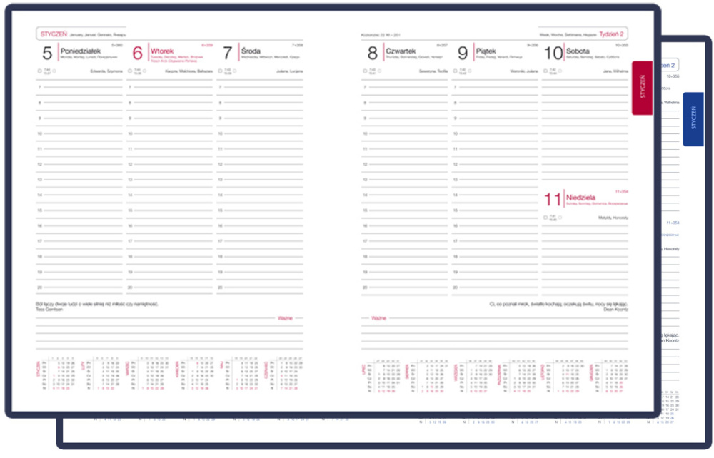 Logo trade advertising products image of: Calendar 643016