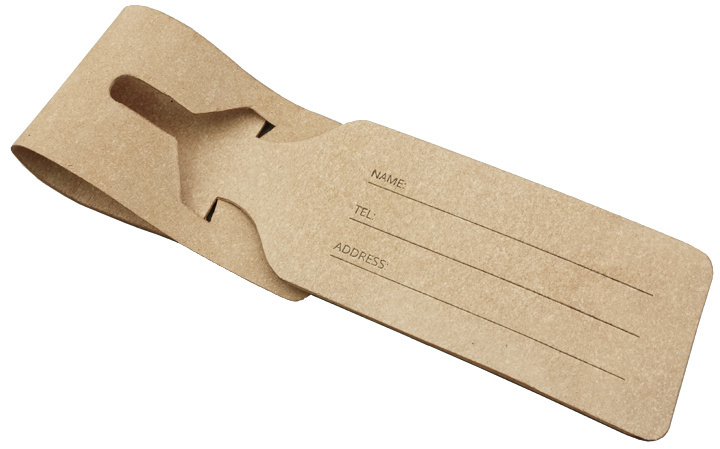 Logo trade promotional merchandise photo of: Luggage tag 969107
