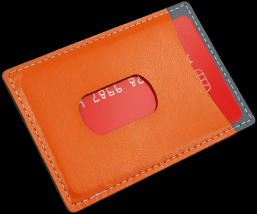 Logo trade corporate gifts image of: Credit card holder 544119
