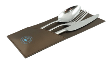 Logo trade promotional giveaways image of: Cutlery case 1044094