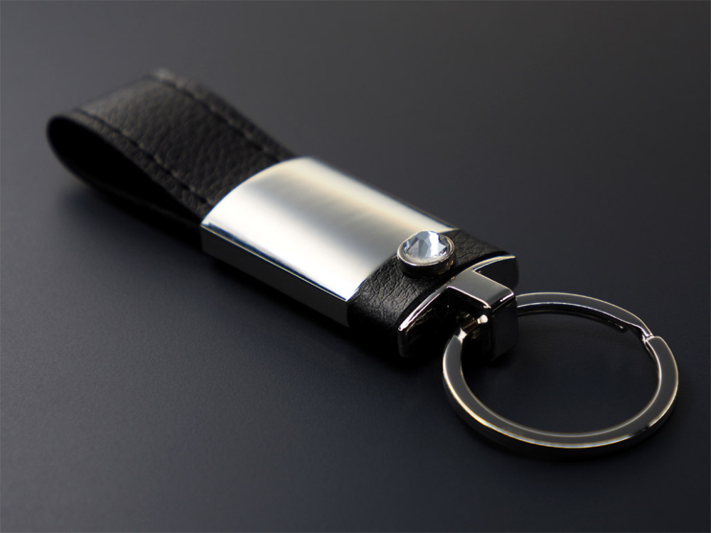 Logo trade promotional gift photo of: Swarovski Crystal Keyring 908095