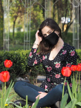Logo trade promotional giveaways image of: MARS cotton mask (size M) 1379165