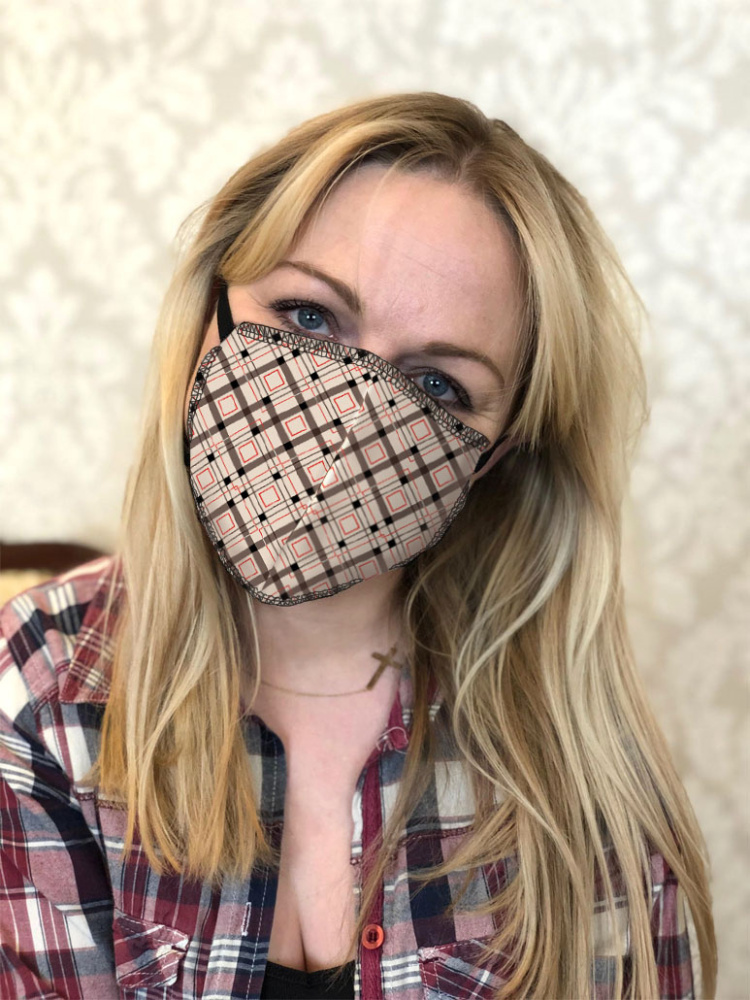 Logo trade advertising products picture of: ZEFIR cotton face mask 1400165