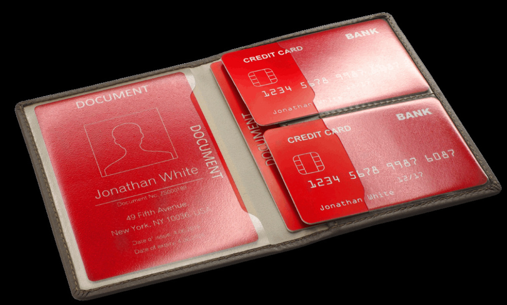 Logotrade promotional items photo of: RFID document wallet 611131