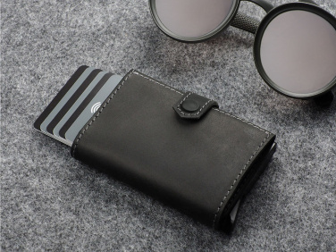 Logotrade promotional merchandise picture of: RFID wallet - Hunter Leather 2109284