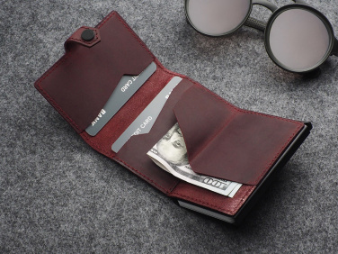 Logotrade promotional item image of: RFID wallet - Hunter Leather 2109284