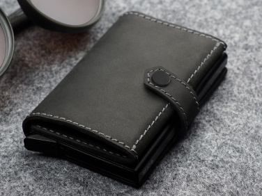 Logo trade promotional item photo of: RFID wallet - Hunter Leather 2109284