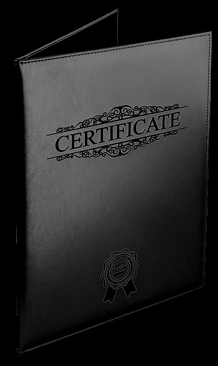Logotrade promotional gift image of: Certificate cover 152019