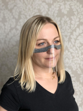 Logotrade promotional gift picture of: KALIPSO clear face shield-mask for mouth and nose 1447162
