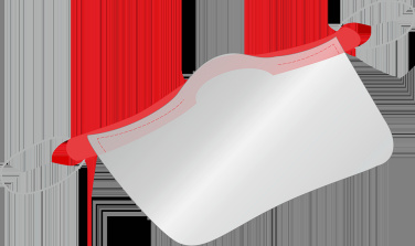 Logotrade corporate gift image of: KALIPSO clear face shield-mask for mouth and nose 1447162