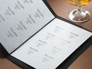 Logo trade promotional giveaways picture of: Menu cover Ambiente 1180265