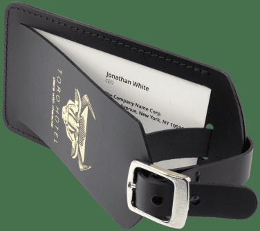 Logo trade promotional merchandise picture of: Luggage tag 1155094