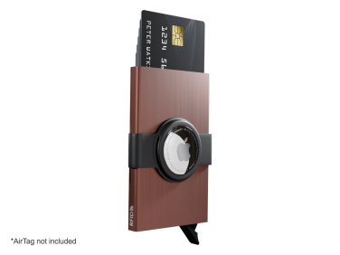 Logo trade advertising products picture of: RFID credit card case with holder for AirTag 2163155