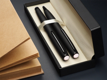 Logotrade corporate gift picture of: Opal stone Pen set 1286036